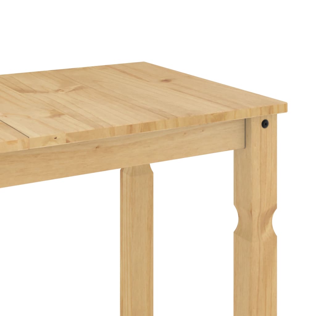 Table à manger Corona 112x60x75 cm en bois de pin massif