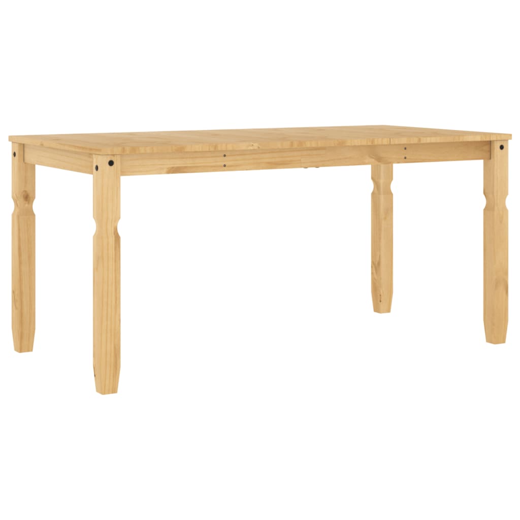 Table à manger Corona 160x80x75 cm en bois de pin massif