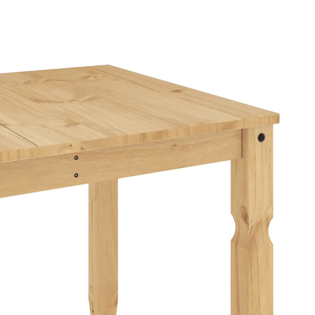 Table à manger Corona 160x80x75 cm en bois de pin massif