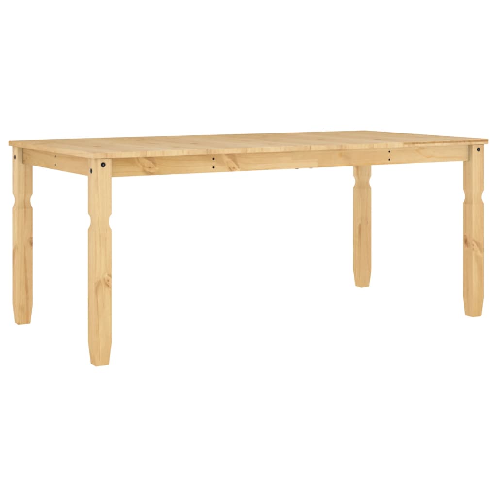 Table à manger Corona 180x90x75 cm en bois de pin massif