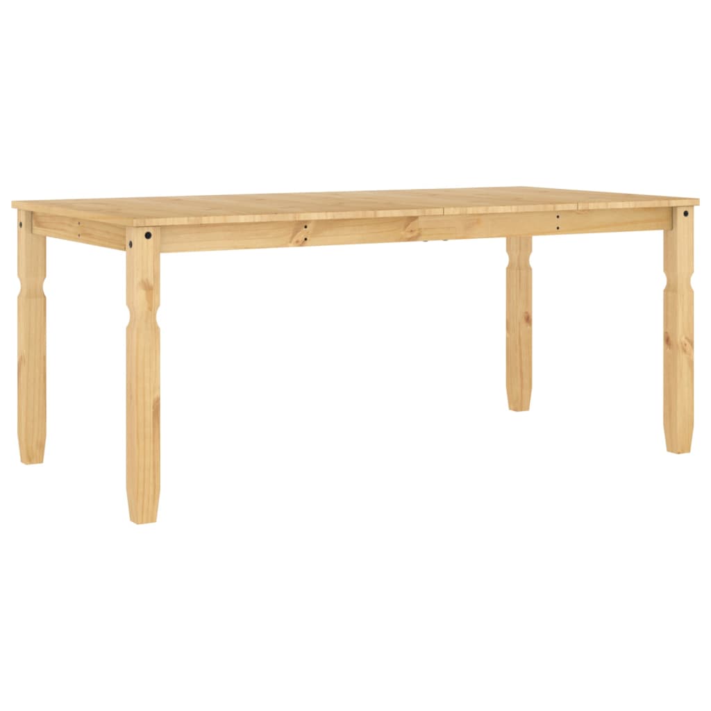 Table à manger Corona 180x90x75 cm en bois de pin massif