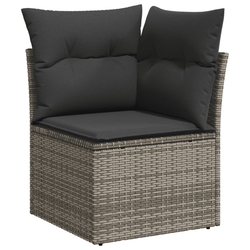 Patio Sofa Set 10-Sitzer Grey and Dark Grey