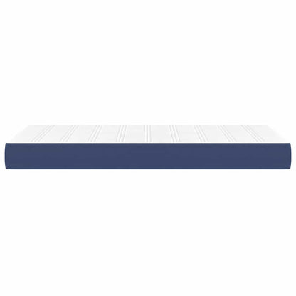Taschenfederkernmatratze Mittel Blau 120x190x20 cm Stoff