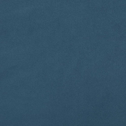 Taschenfederkernmatratze Mittel Dunkelblau 120x190x20 cm Samt