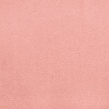 Taschenfederkernmatratze Mittel Rosa 120x190x20 cm Samt