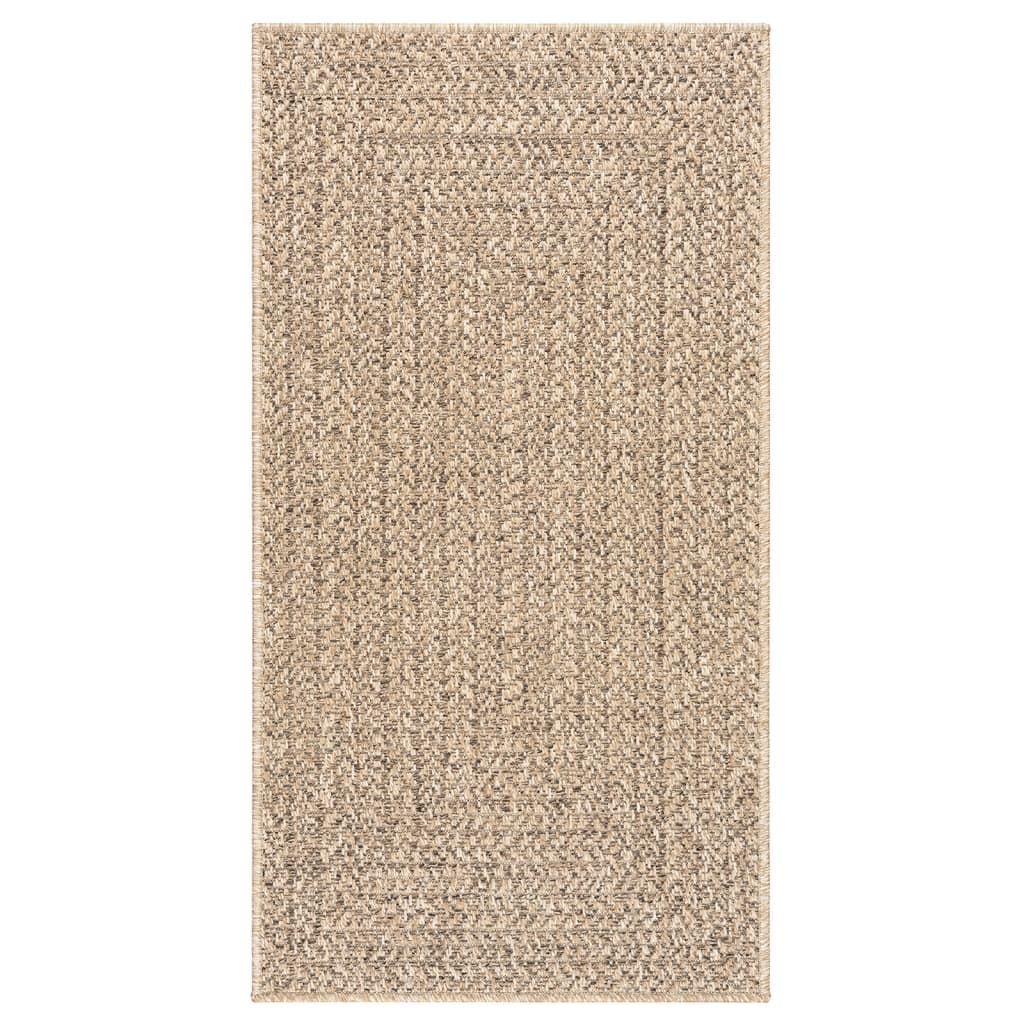 Tapis ZIZUR 100x200 cm aspect jute intérieur et extérieur