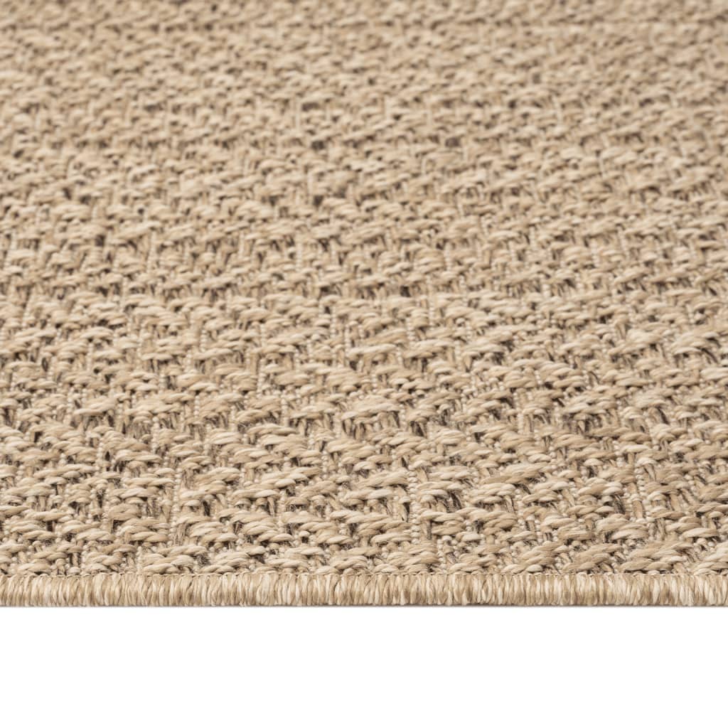 Tapis ZIZUR 100x200 cm aspect jute intérieur et extérieur