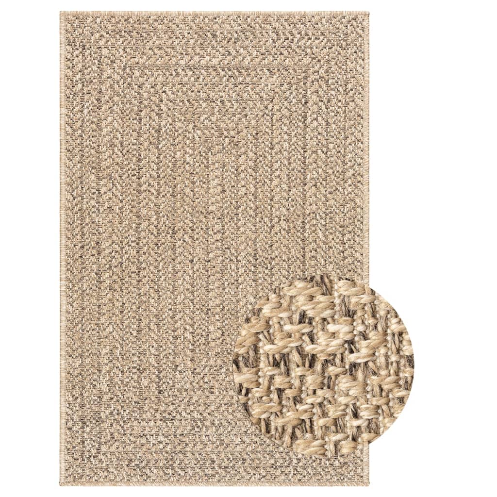 Tapis ZIZUR 240x340 cm aspect jute intérieur et extérieur