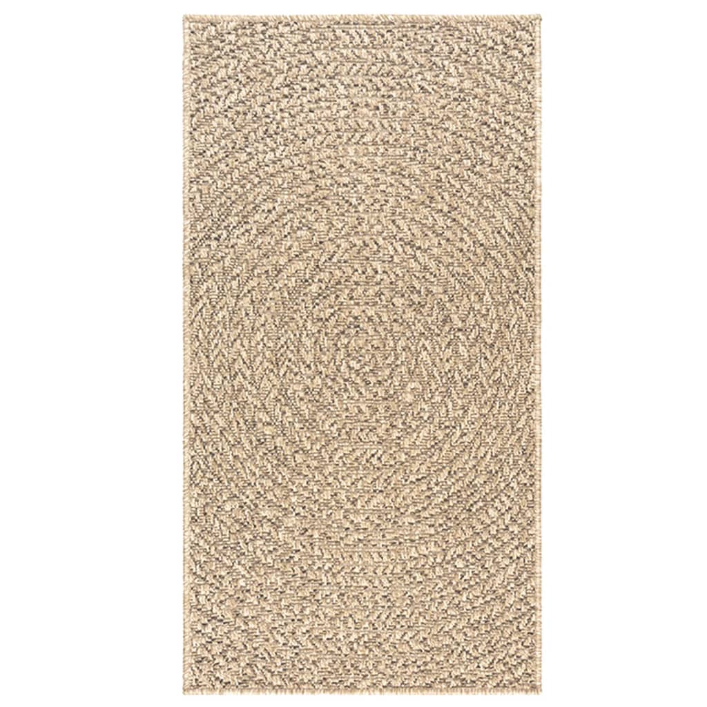 Tapis ZIZUR 100x200 cm aspect jute intérieur et extérieur