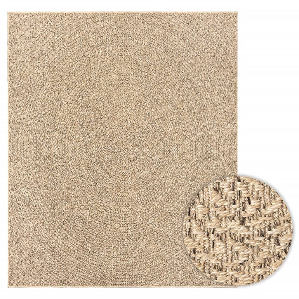 Tapis ZIZUR 240x340 cm aspect jute intérieur et extérieur