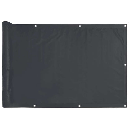 Balkon-Sichtschutz Anthrazit 400x75 cm PVC