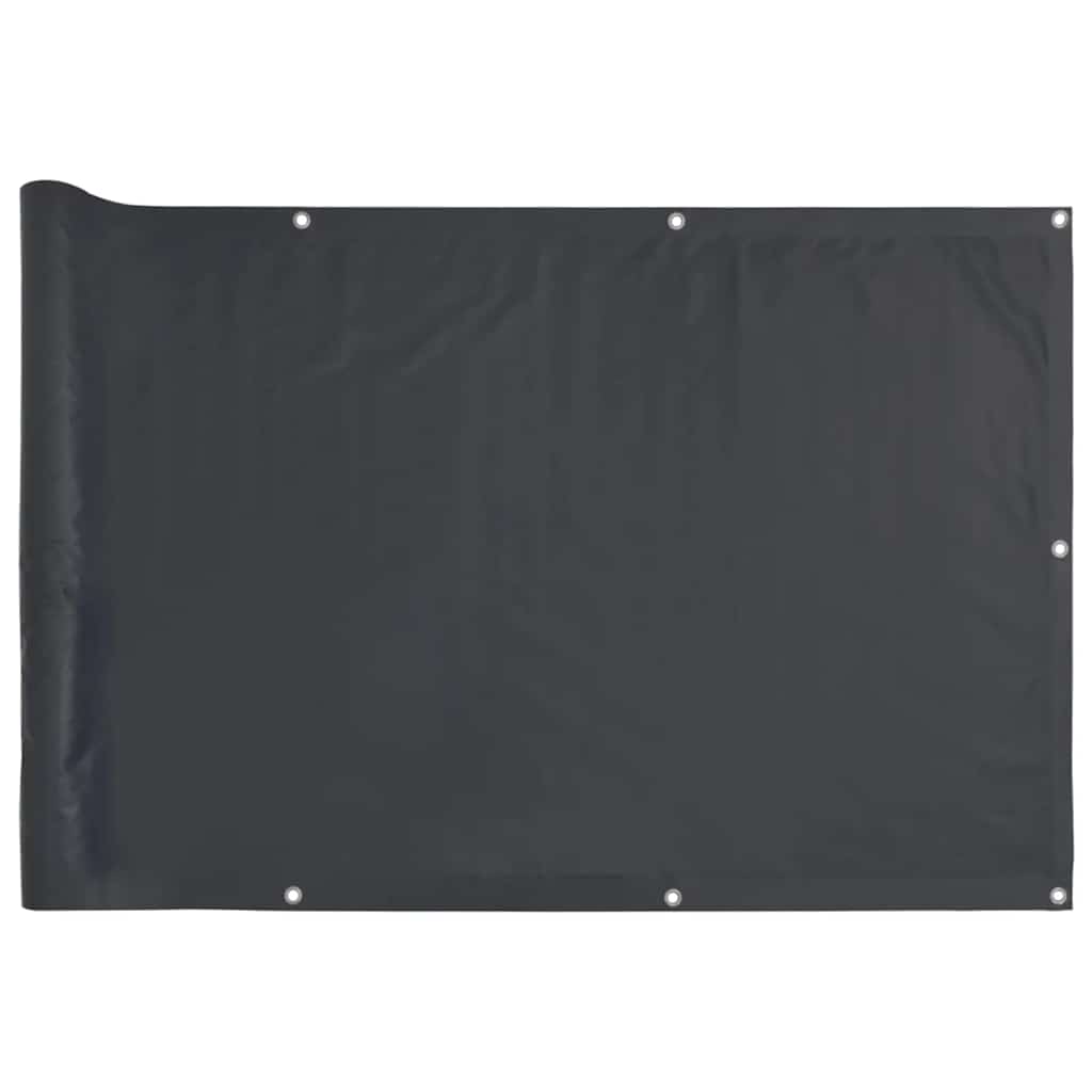 Balkon-Sichtschutz Anthrazit 300x120 cm PVC