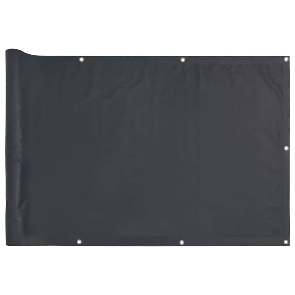 Balkon-Sichtschutz Anthrazit 400x120 cm PVC