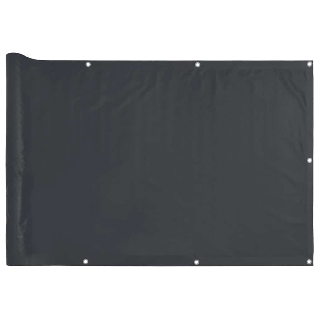 Balkon-Sichtschutz Anthrazit 500x120 cm PVC