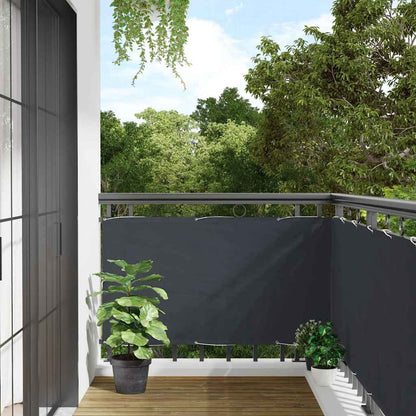 Balkon-Sichtschutz Anthrazit 500x120 cm PVC