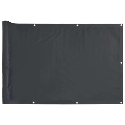 Balkon-Sichtschutz Anthrazit 600x120 cm PVC