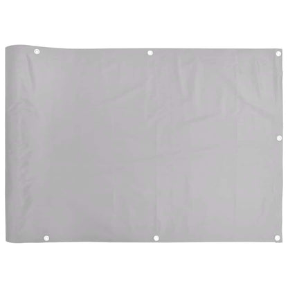 Balkon-Sichtschutz Grau 400x120 cm PVC