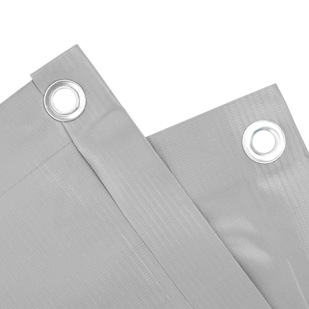 Balkon-Sichtschutz Grau 400x120 cm PVC