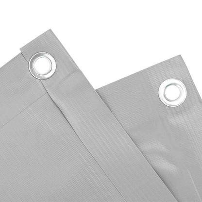 Balkon-Sichtschutz Grau 400x120 cm PVC