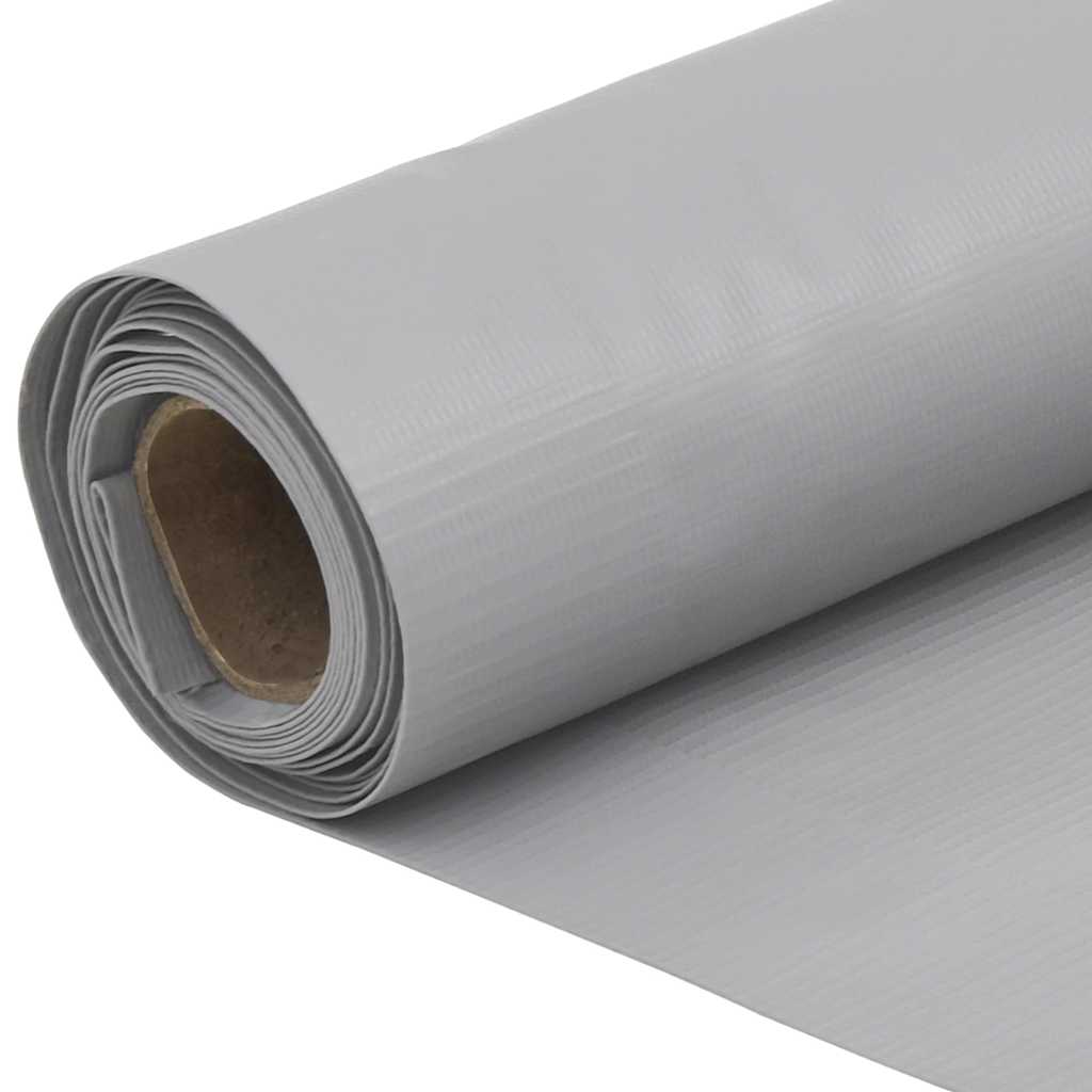 Balkon-Sichtschutz Grau 400x120 cm PVC