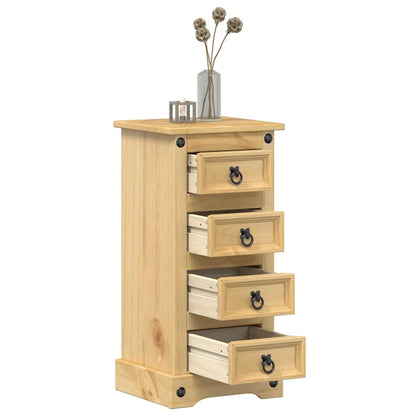 Nachttisch Corona 35x32,5x74 cm Massivholz Kiefer