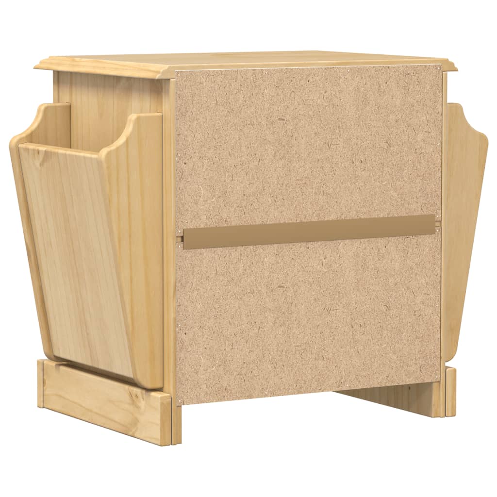 Table de chevet Corona 45x35x47,5 cm en bois de pin massif