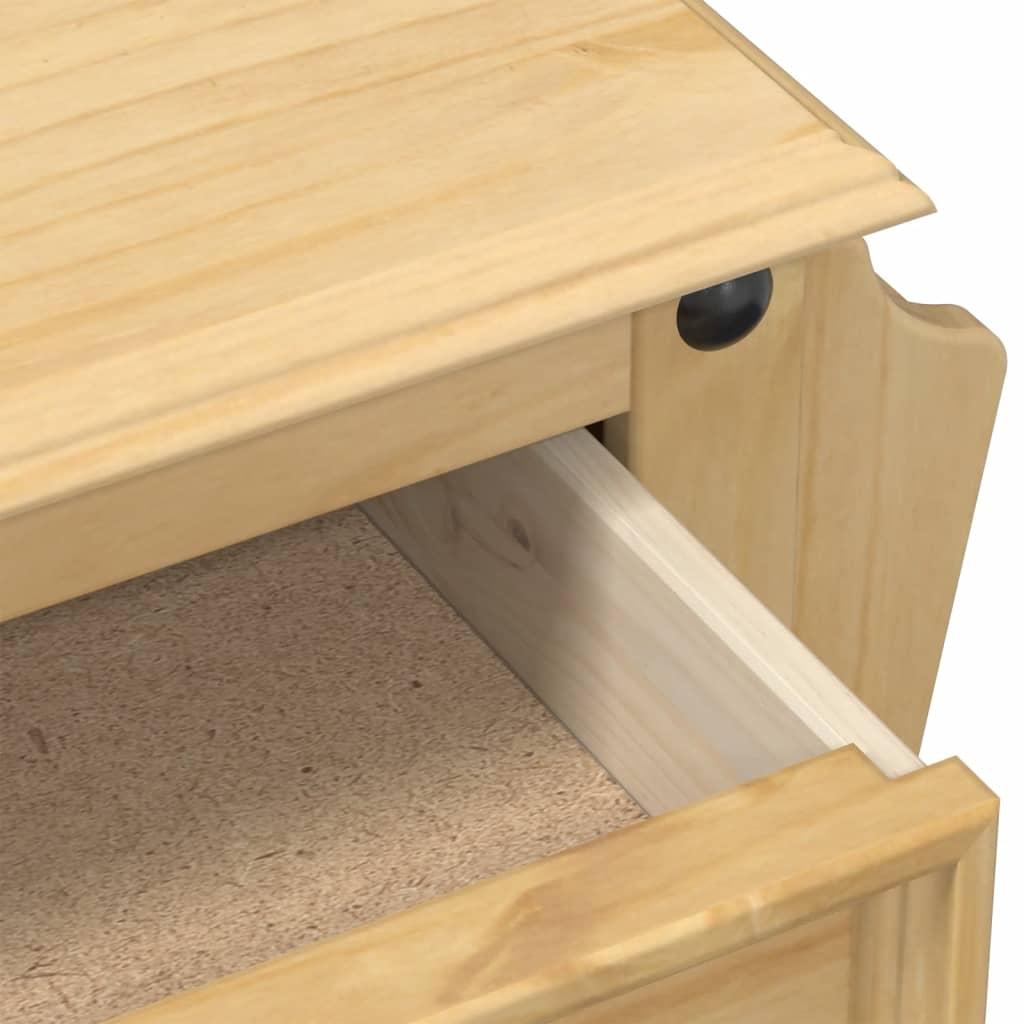 Table de chevet Corona 45x35x47,5 cm en bois de pin massif