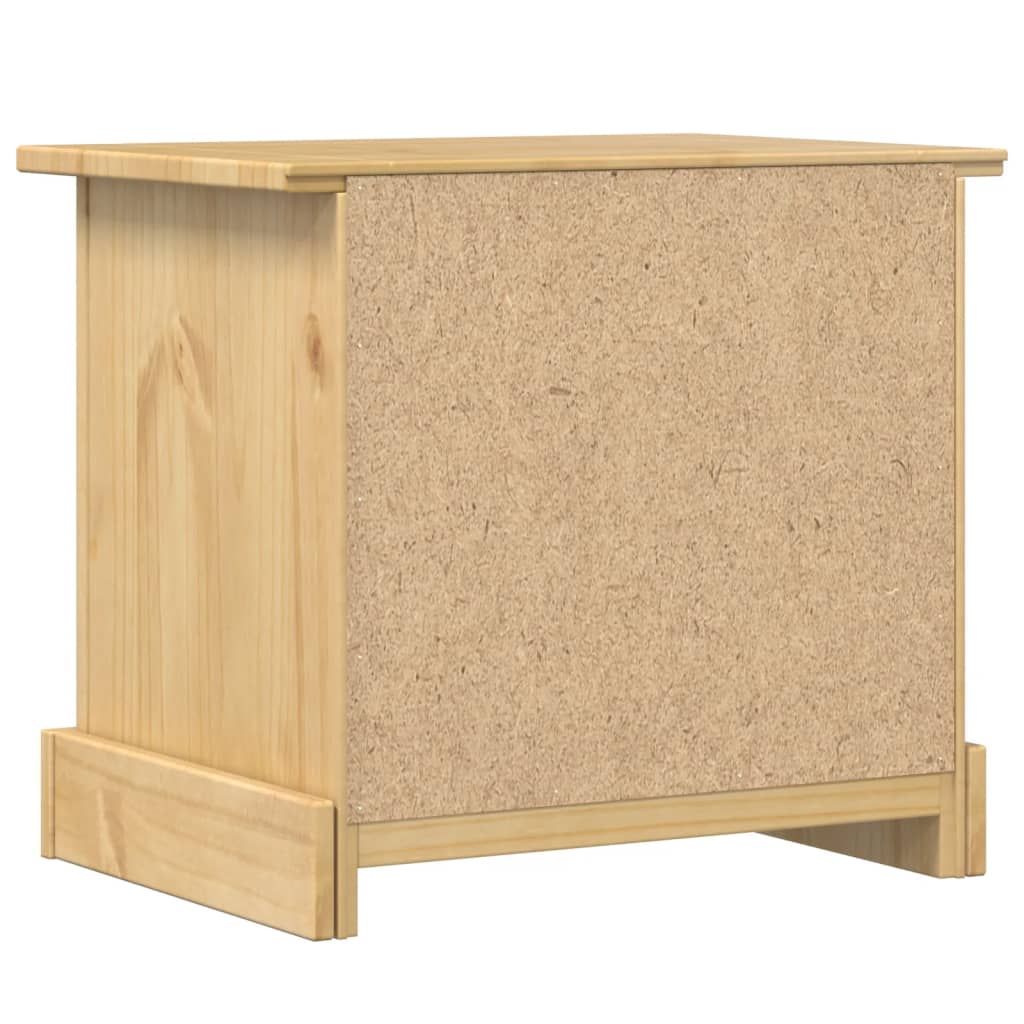 Table de chevet Corona 53x39x50 cm en bois de pin massif