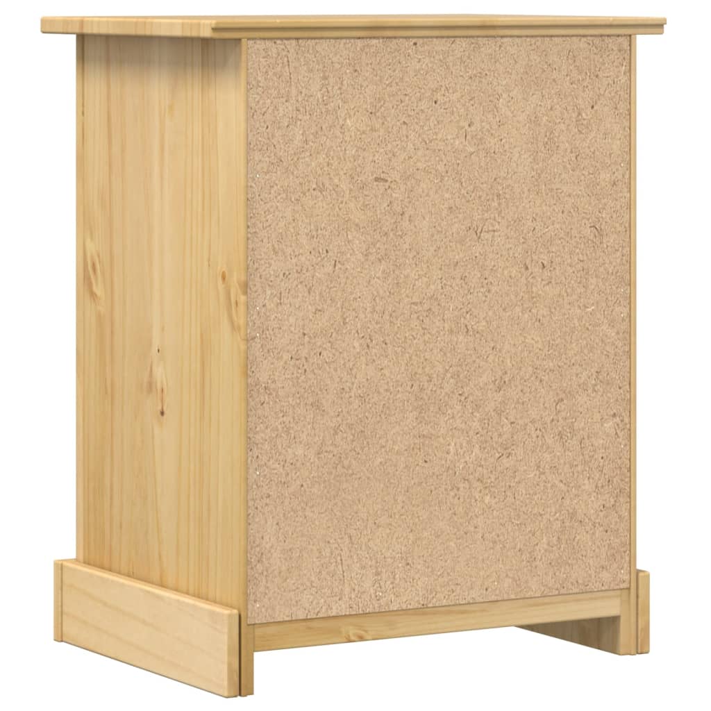 Table de chevet Corona 53x39x66 cm en bois de pin massif