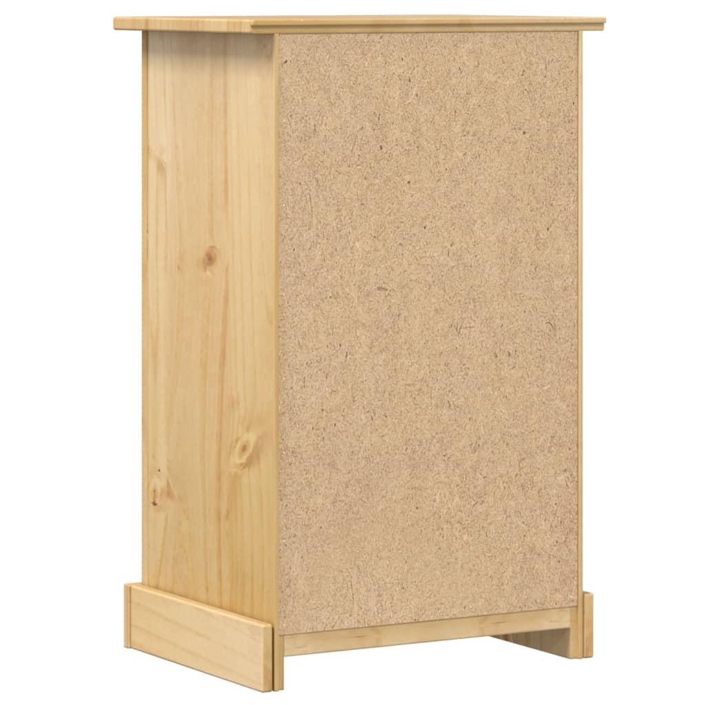 Table de chevet Corona 53x39x84 cm en bois de pin massif