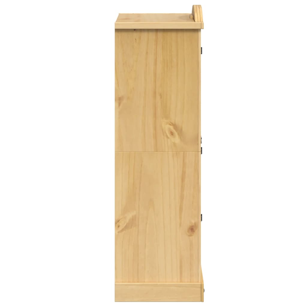 Armoire Corona 101x52x170 cm en bois de pin massif