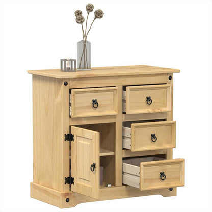 Sideboard Corona 80x40x75 cm Massivholz Kiefer