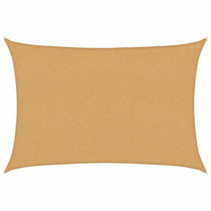 Sonnensegel 160 g/m² Rechteckig Sandfarben 2x2,5 m HDPE