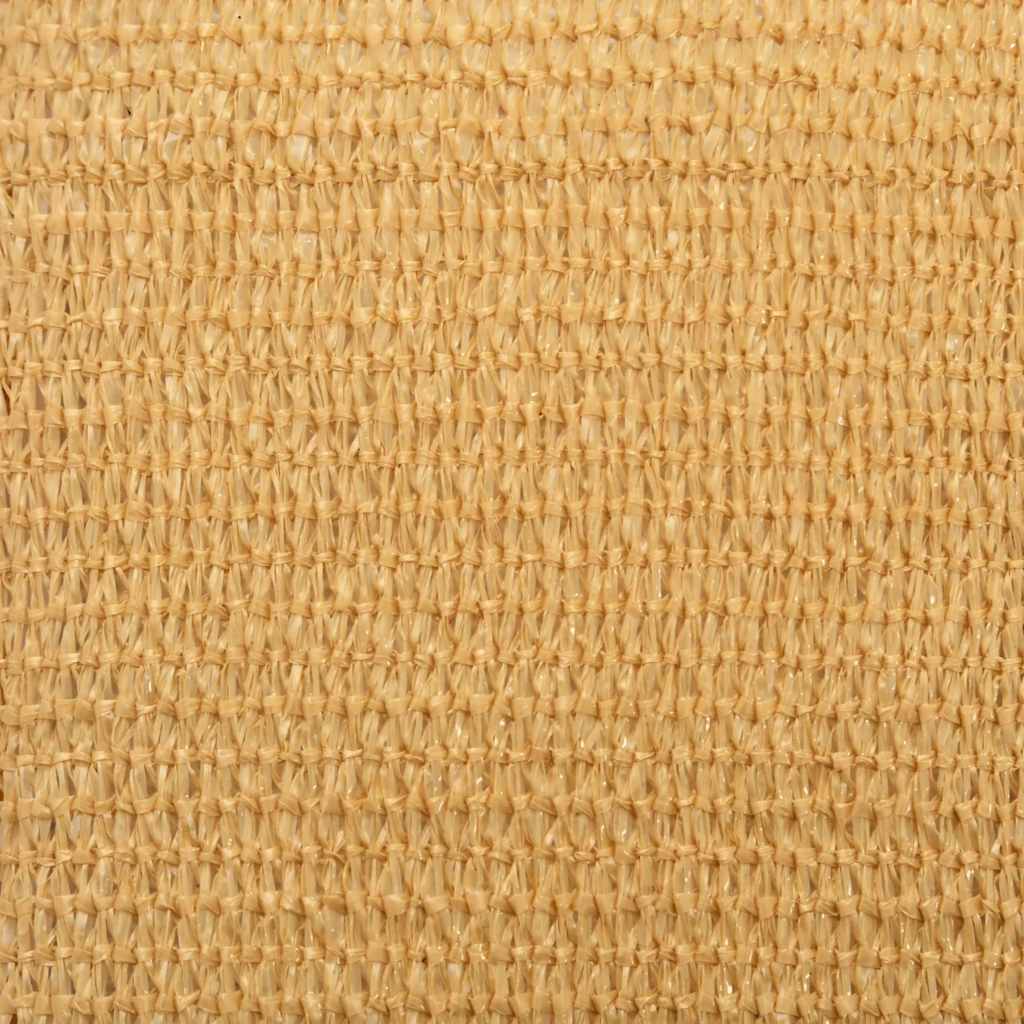 Sonnensegel 160 g/m² Dreieckig Sandfarben 3x3x4,2 m HDPE