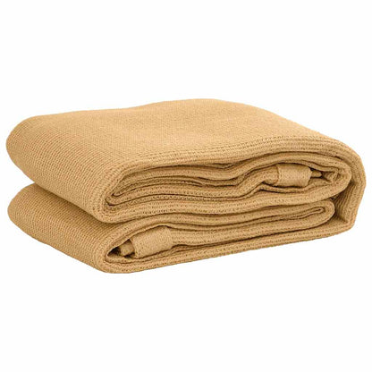 Zeltteppich Sandfarbe 250x550 cm HDPE