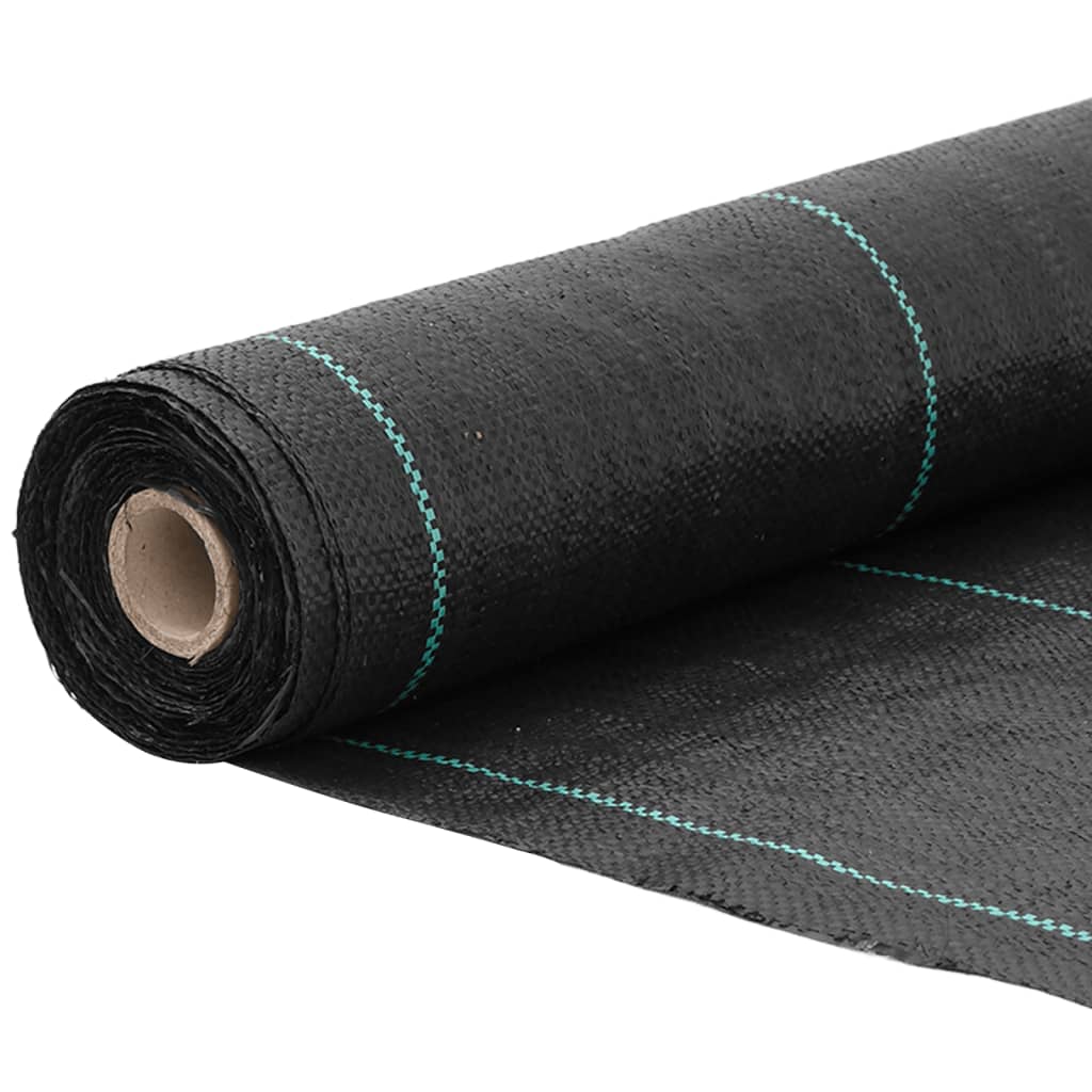 Unkrautmembran Schwarz 1,5 x 50 m PP