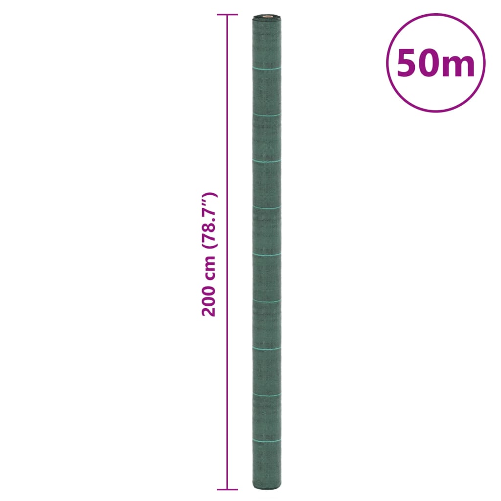 Unkrautvlies Grün 2x50 m PP
