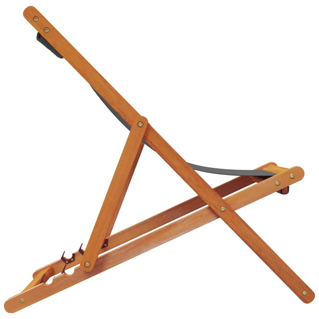 Klappstühle, 2 Stück, grauer Stoff