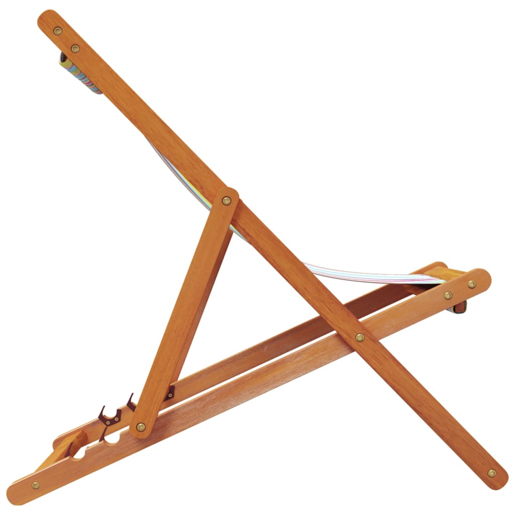 Klappstühle, 2 Stück, mehrfarbiger Stoff