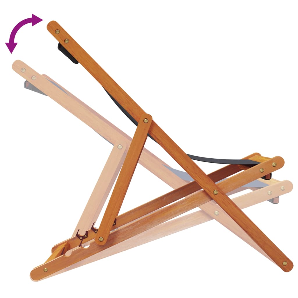 Klappstühle, 2 Stück, schwarzer Stoff