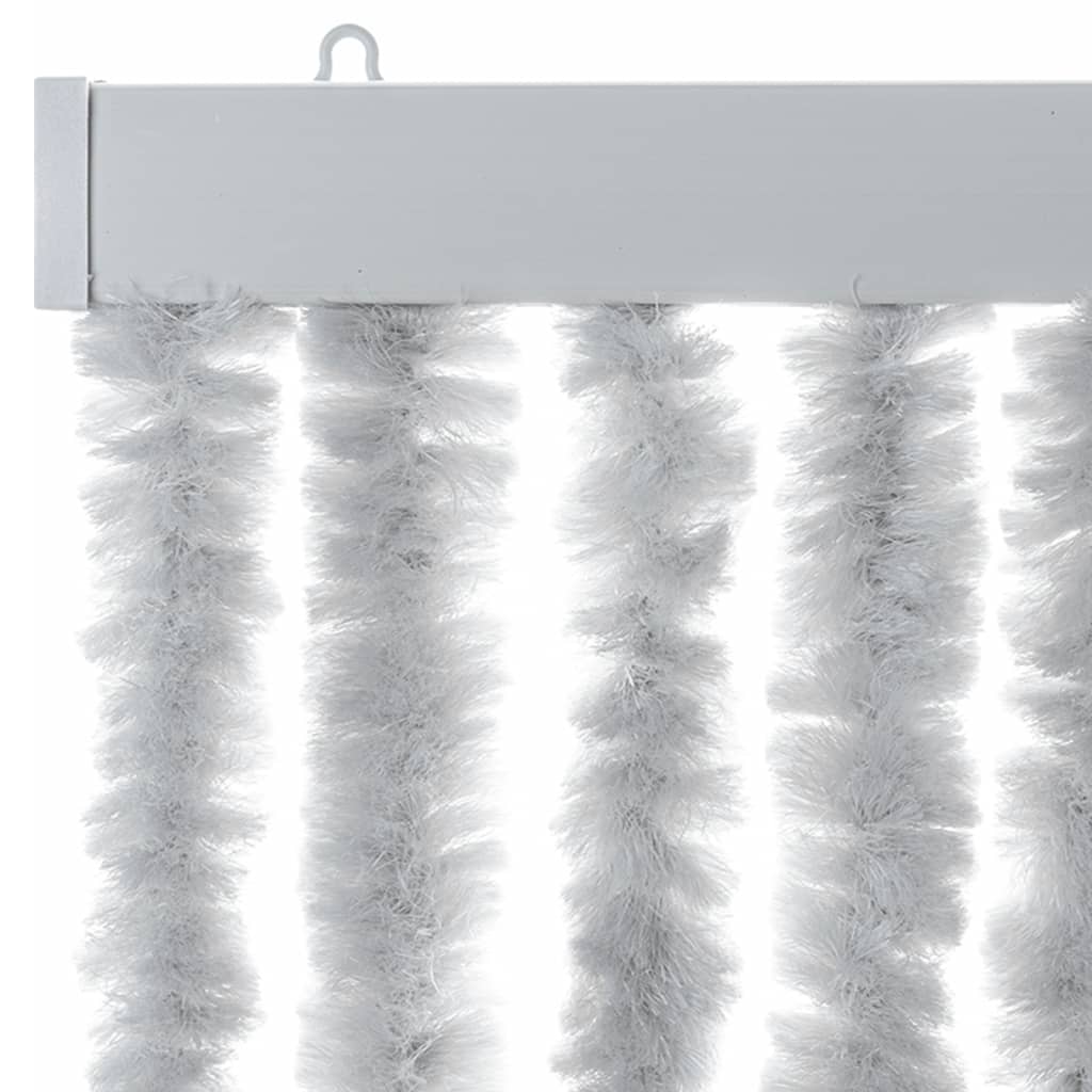 Fliegenvorhang Grau 118x220 cm Chenille