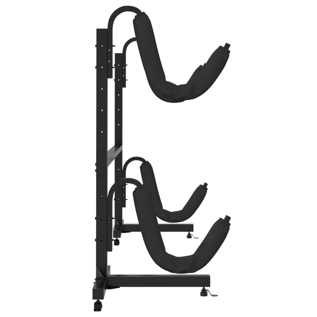 Support de rangement pour 2 kayaks 250x57x127,5 cm en acier