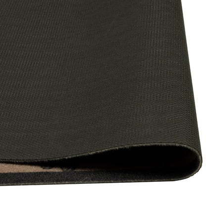 Küchenteppich Waschbar „Morning“-Aufdruck Braun 45x150 cm Samt