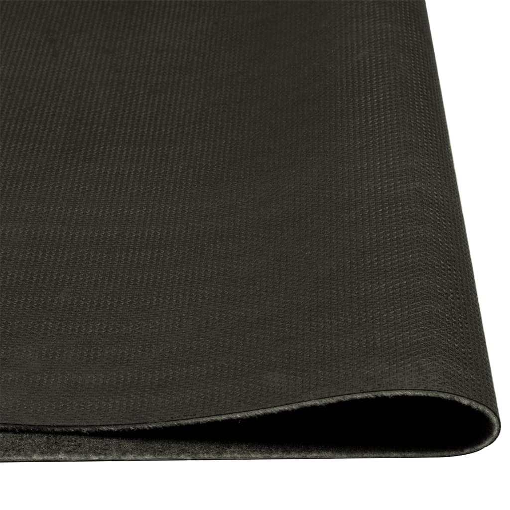 Tapis de cuisine lavable gris vin 60x180 cm velours