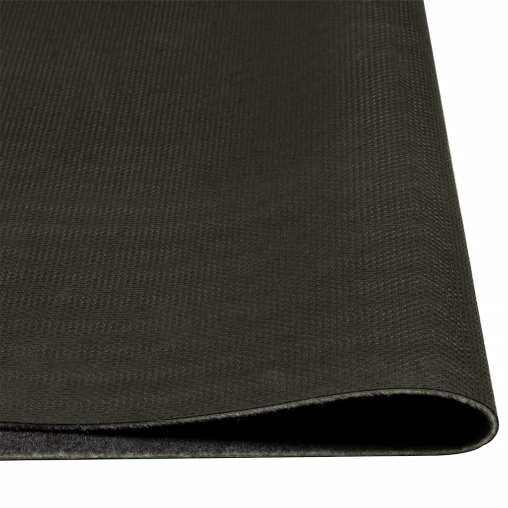 Tapis de cuisine lavable gris vin 60x300 cm velours