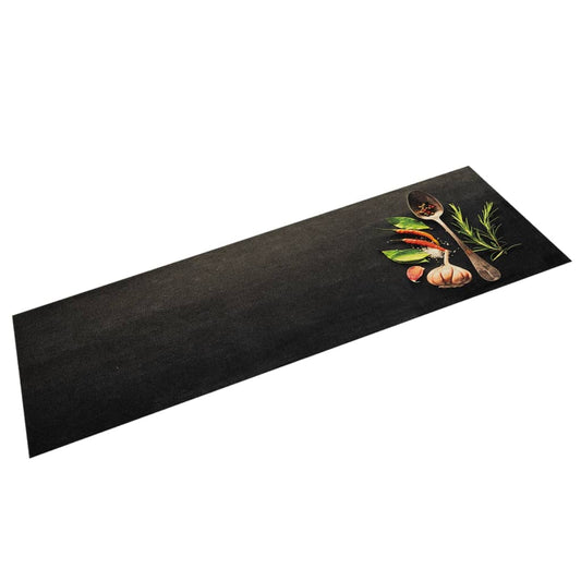 Tapis de cuisine lavable épices 45x150 cm velours