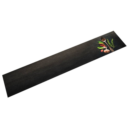 Tapis de cuisine lavable épices 60x300 cm velours