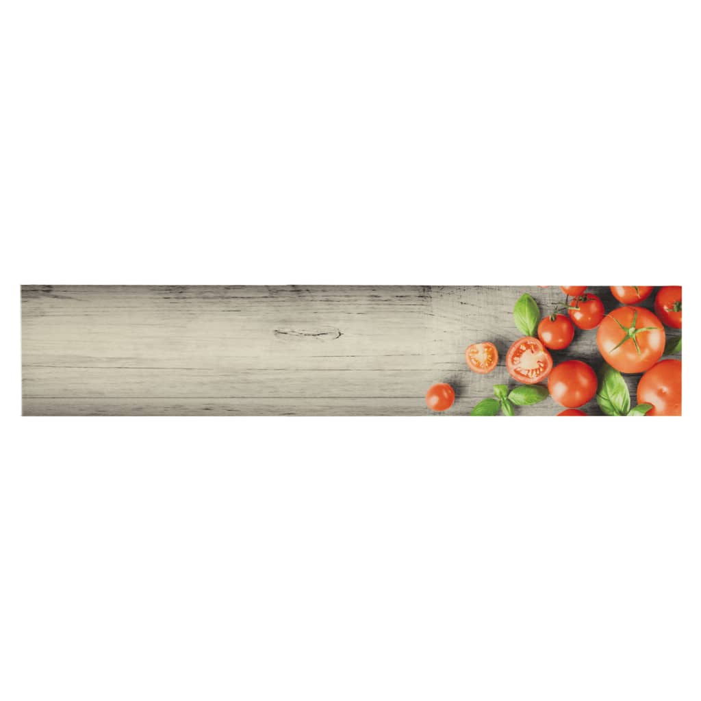 Tapis de cuisine lavable tomates 60x300 cm velours