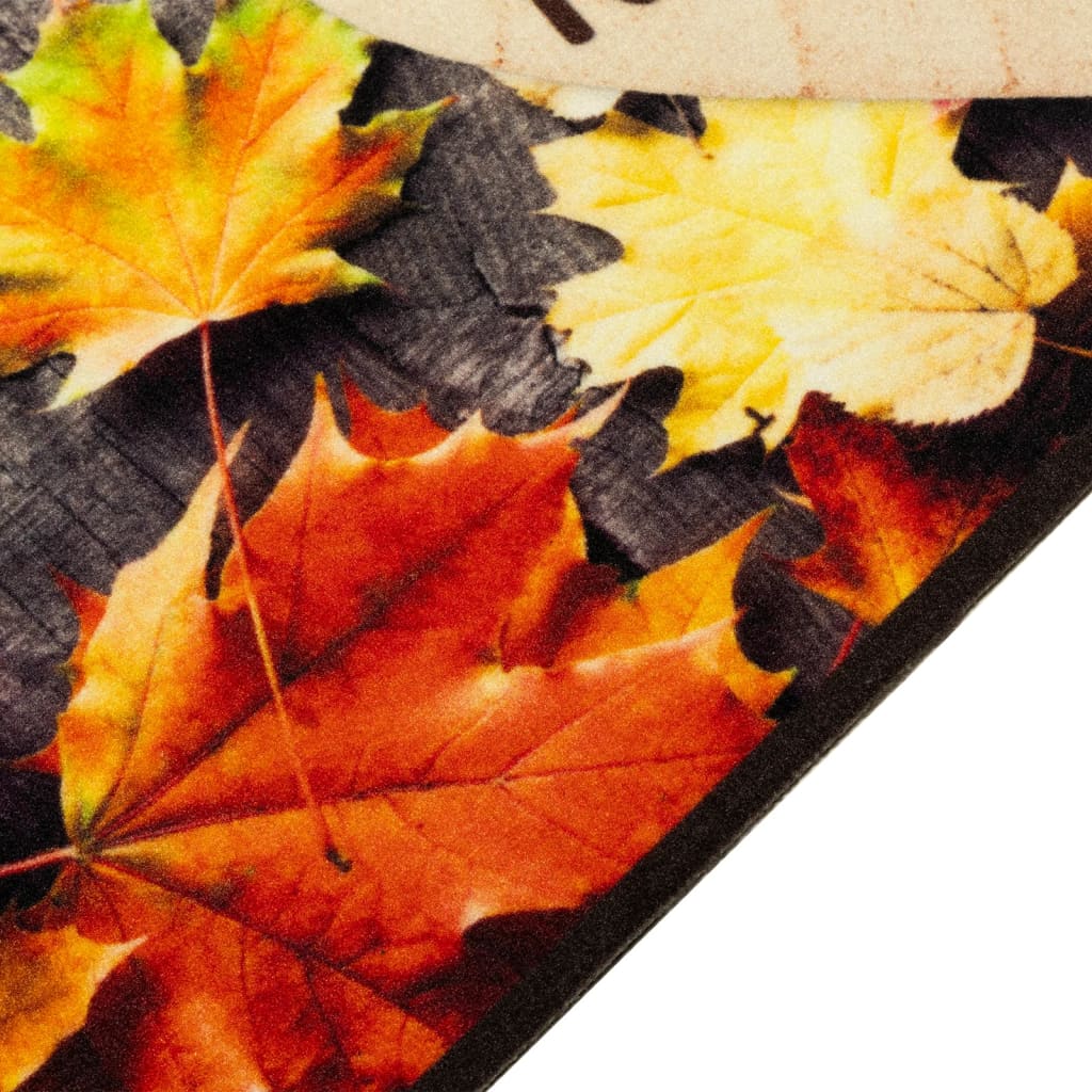 Tapis de cuisine lavable automne 45x150 cm velours