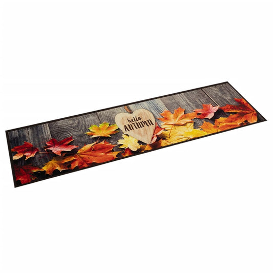 Tapis de cuisine lavable automne 60x300 cm velours